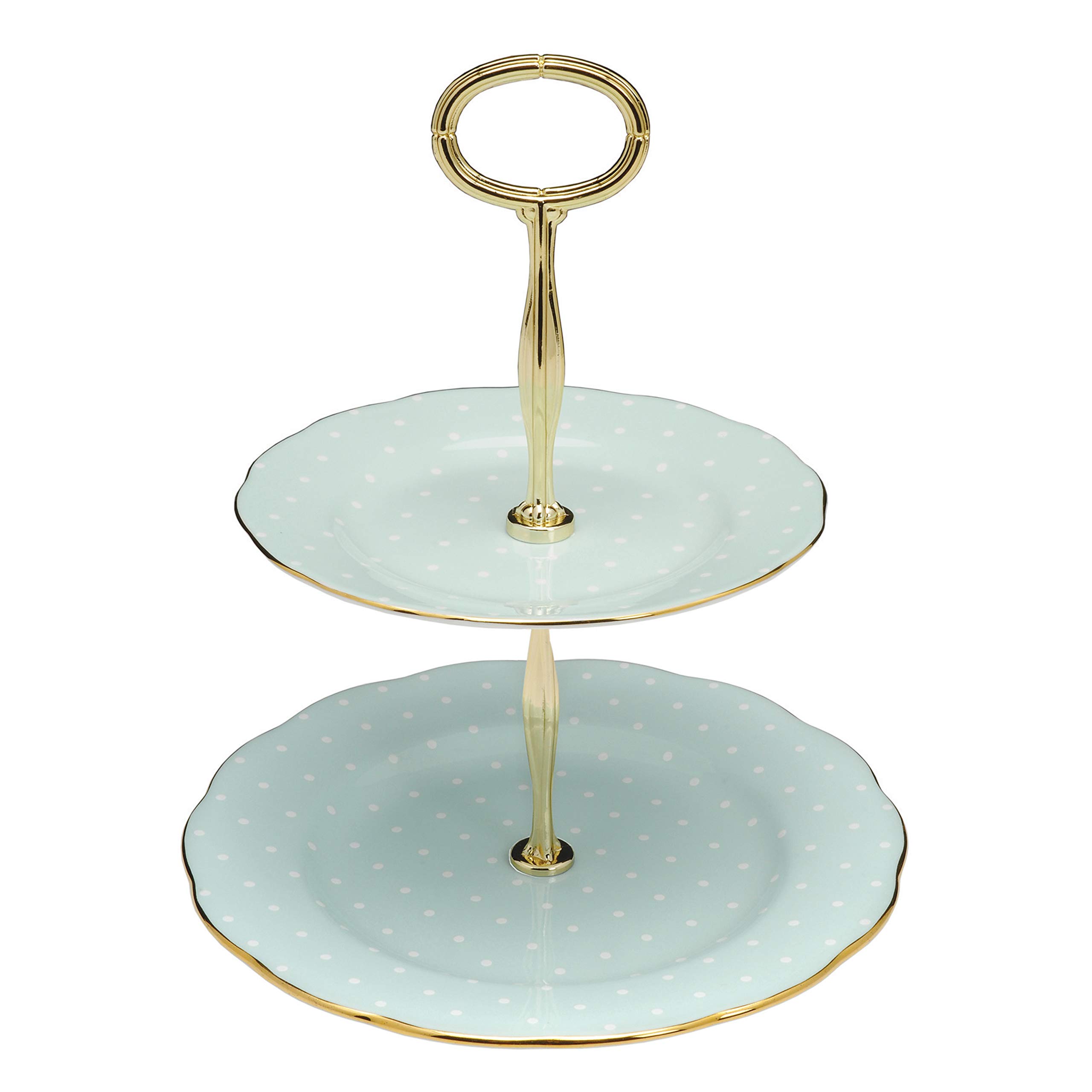 Amazon.com | Royal Albert Polka Rose Cake Stand Two-Tier: Royal